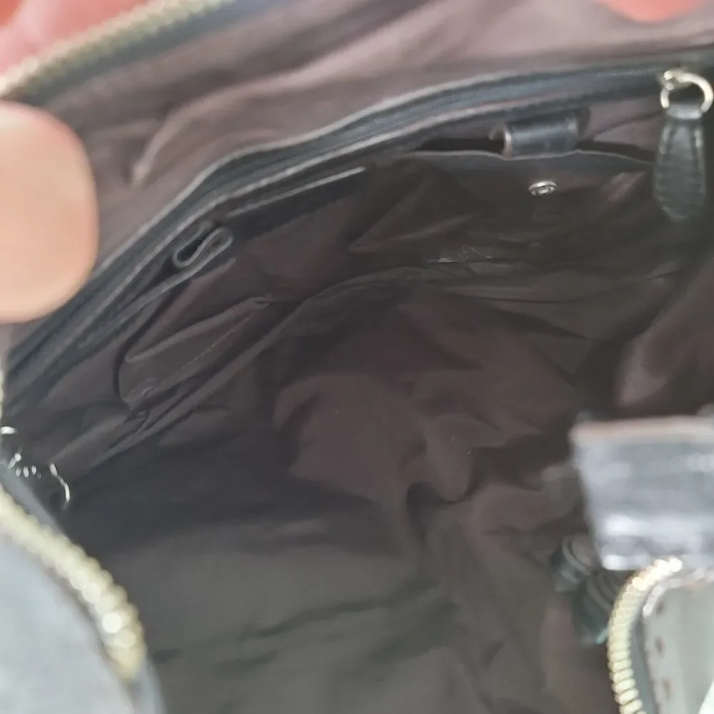Cole haan large hobo bag dark brown